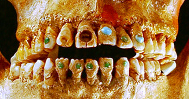 turchese denti maya